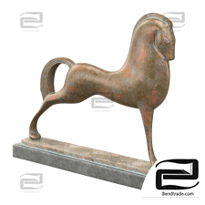 Antique Horse sculpture